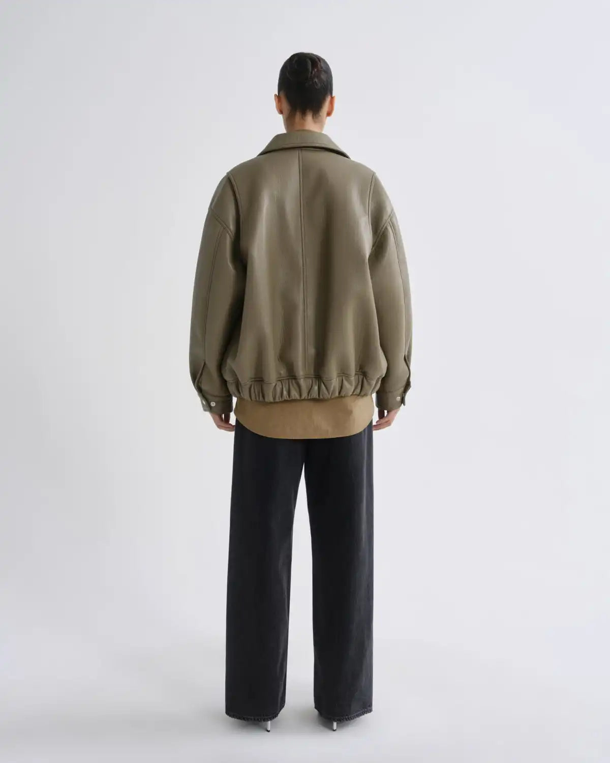 Ona Bomber Jacket in Canopy