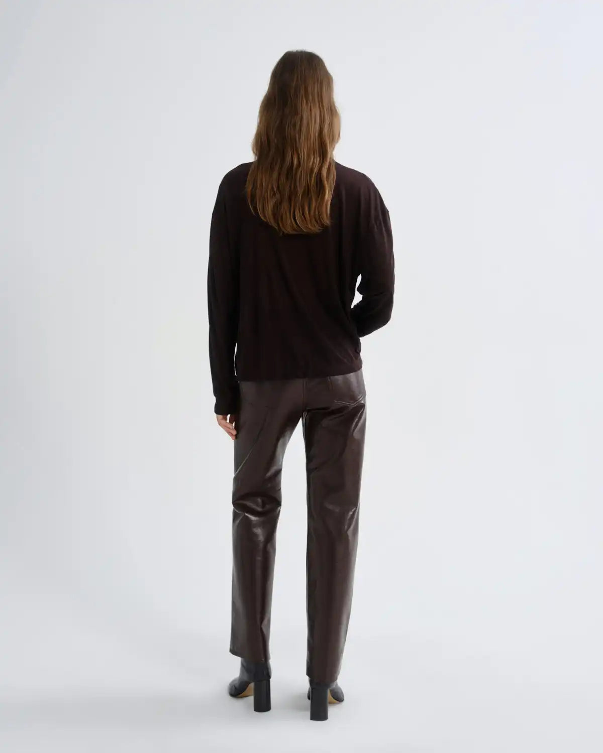 Sasha Tee (Tencel Jersey) in Ristretto
