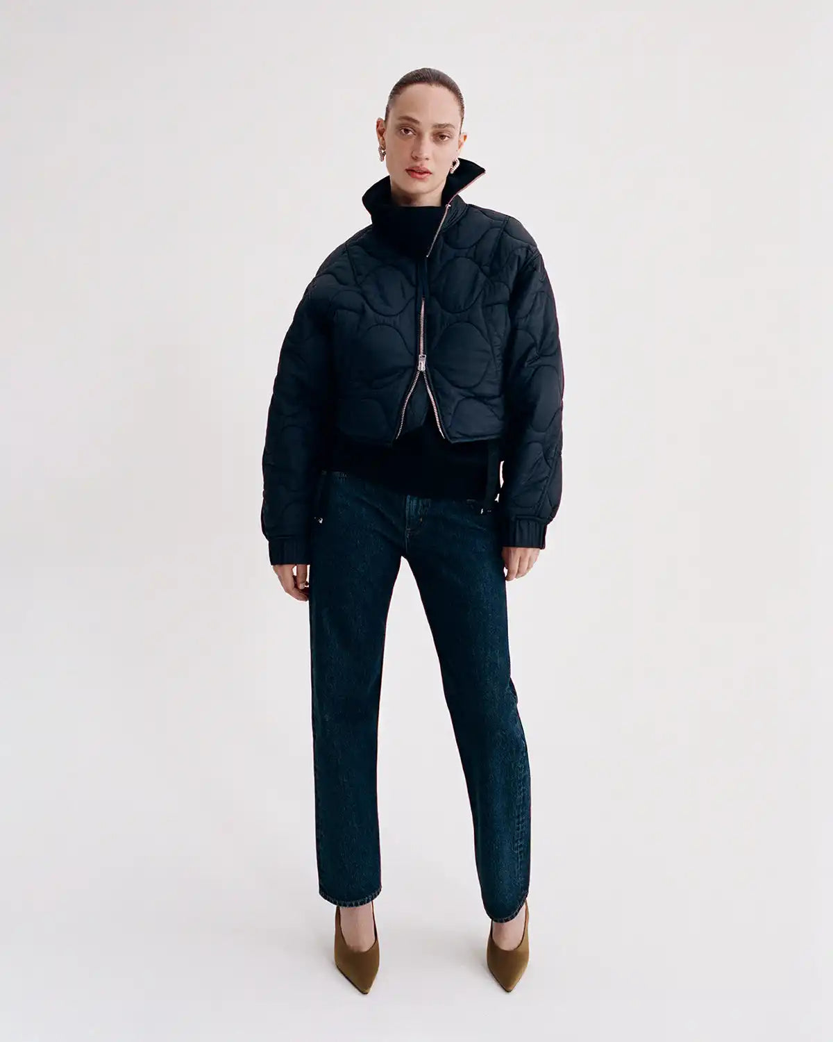 Iona Quilted Jacket in Ink