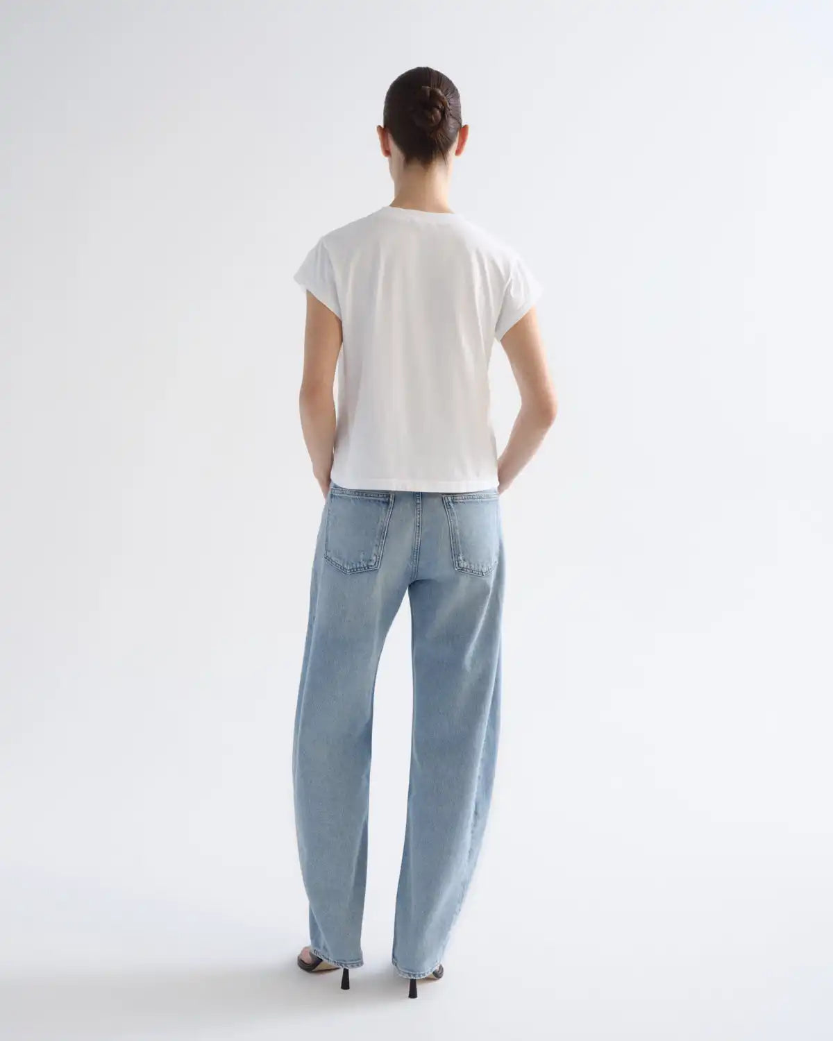 Luna High Rise Pieced Taper (Weightless) in Addition
