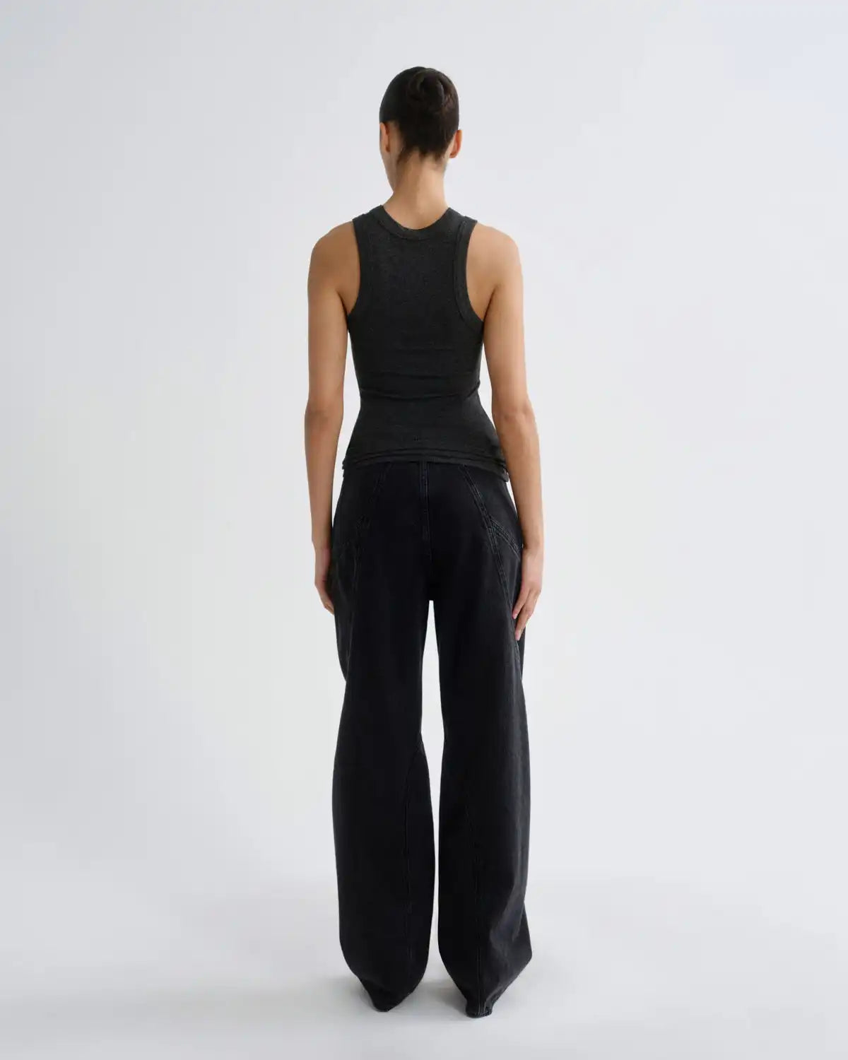 Leigh Tank in Charcoal Heather