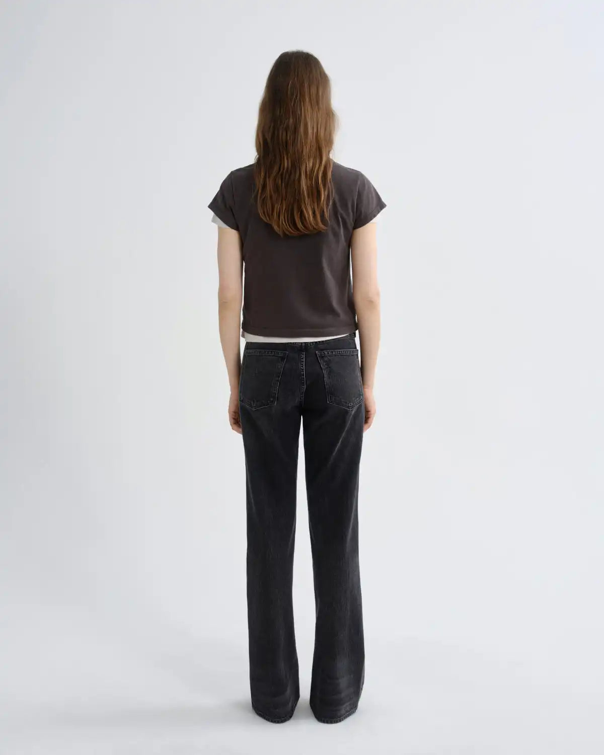 Adine Shrunken Tee in Forge