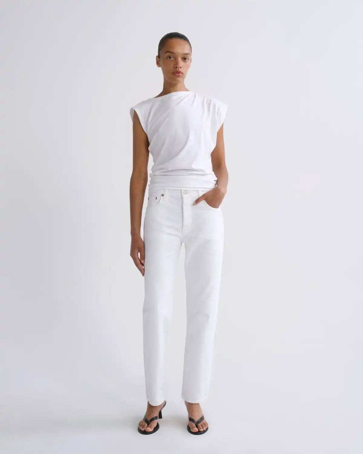 Romney Jean in Marshmallow