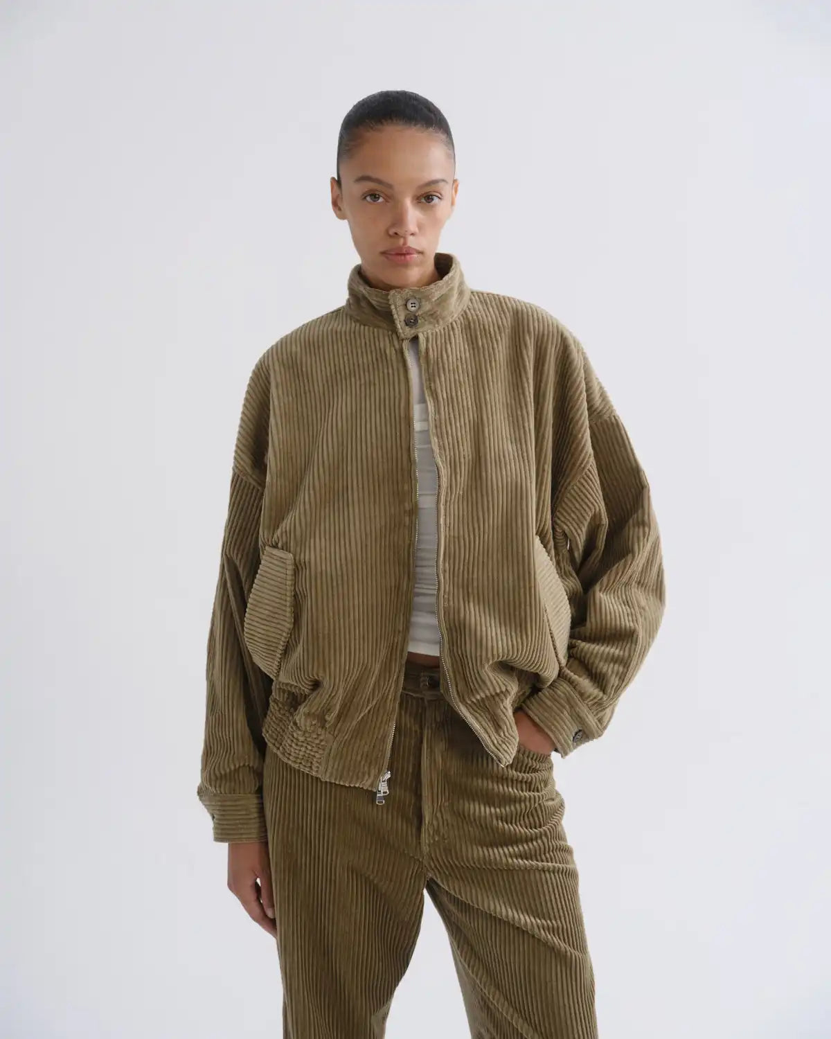 Blair Jacket in French Khaki