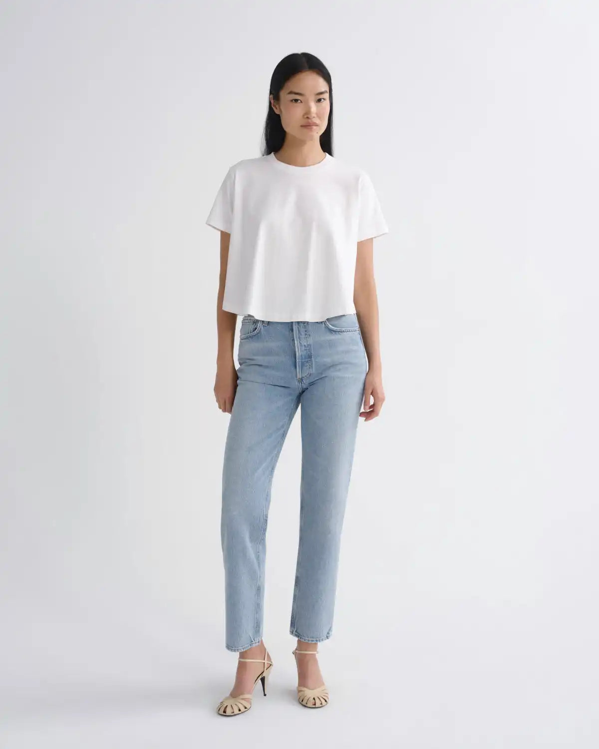 90's Pinch Waist High Rise Straight (Weightless) in Addition