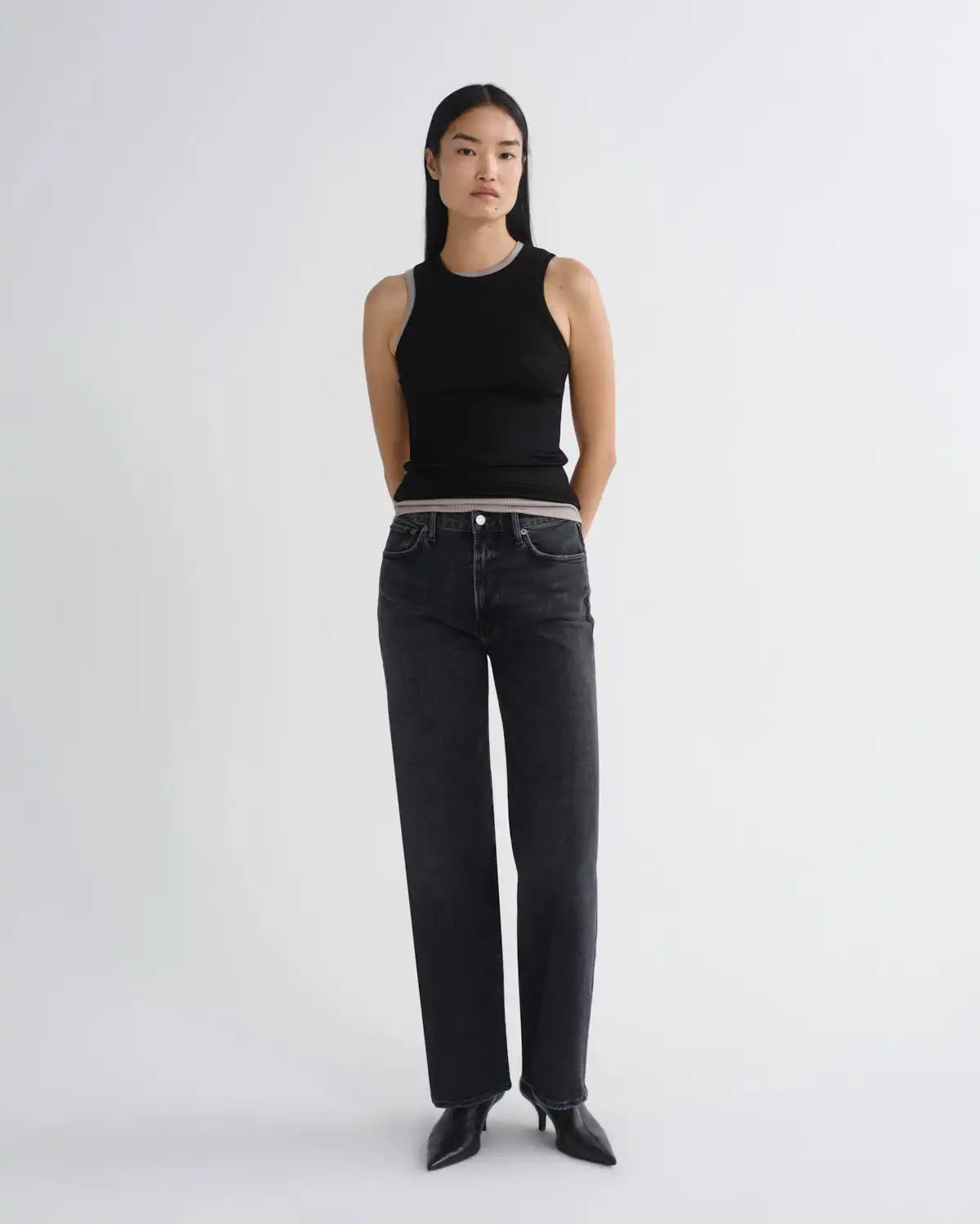 Harper Straight Jean (Weightless Stretch) in Radius