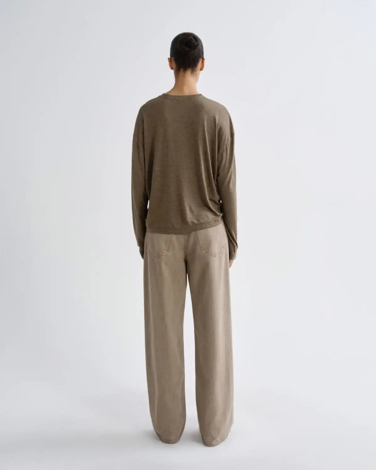Sasha Tee (Tencel Jersey) in Loam