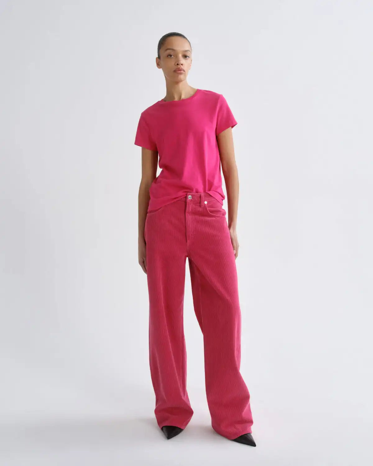 Low Curve Jean (Corduroy) in Cerise