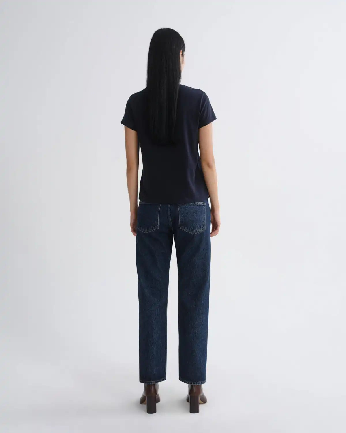 Long Line Adine Tee in Storm