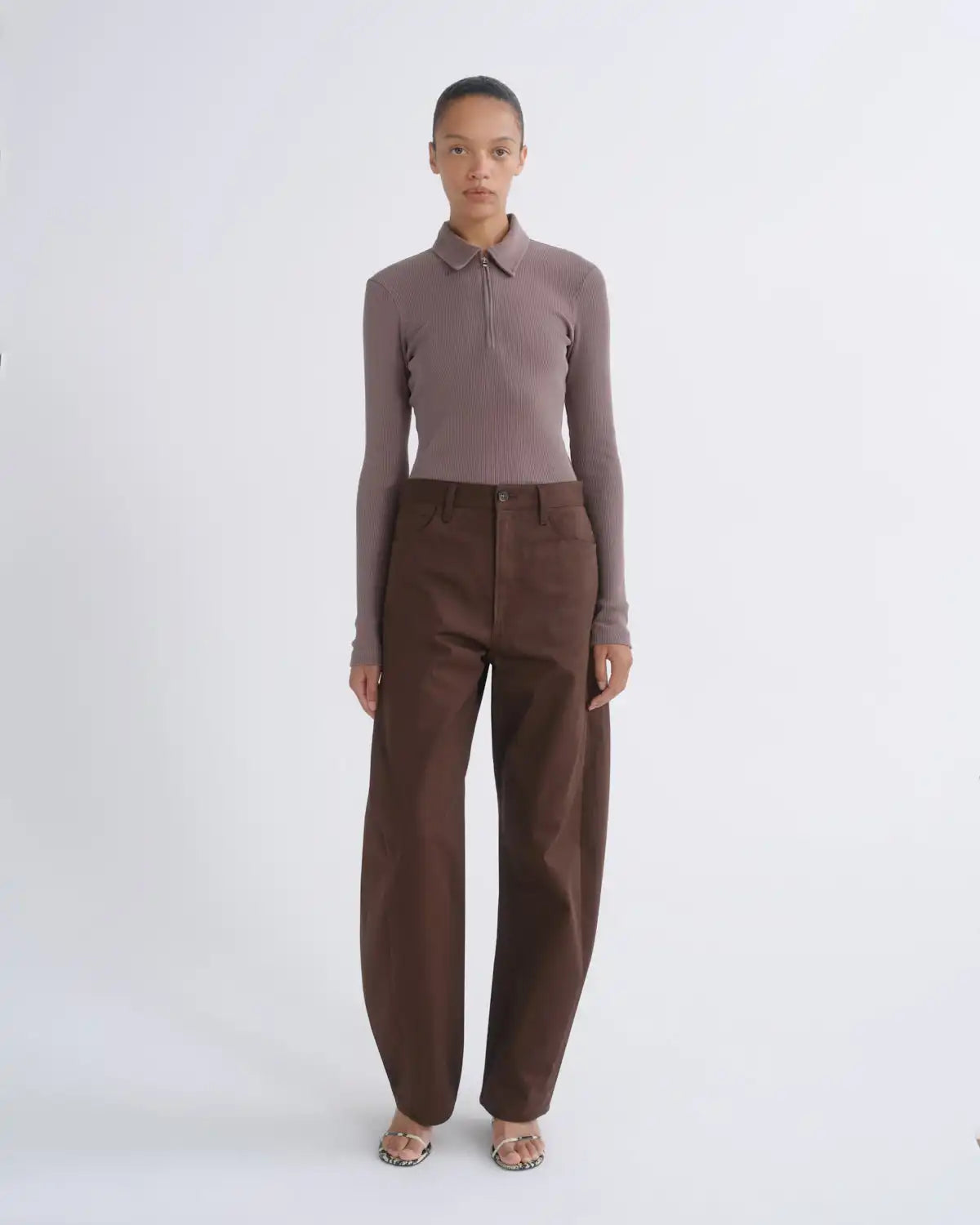 Luna Trouser in Deep Roast