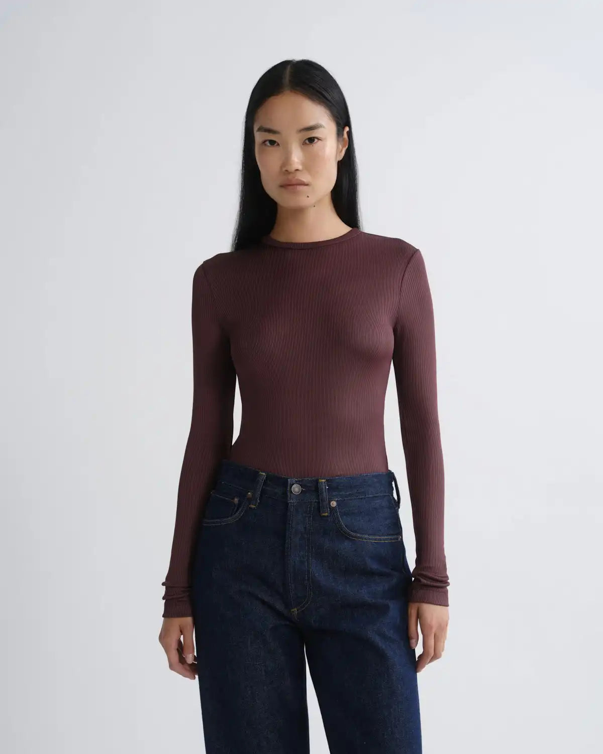Delphi Slim Tee (Viscose) in Corinth