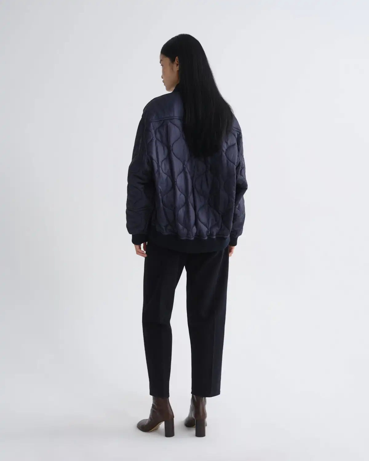 Isla Quilted Jacket in Ink