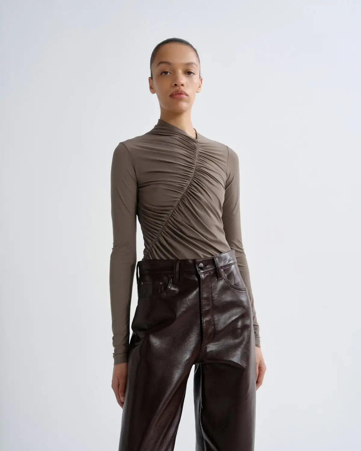 Lupin Bodysuit in Mink
