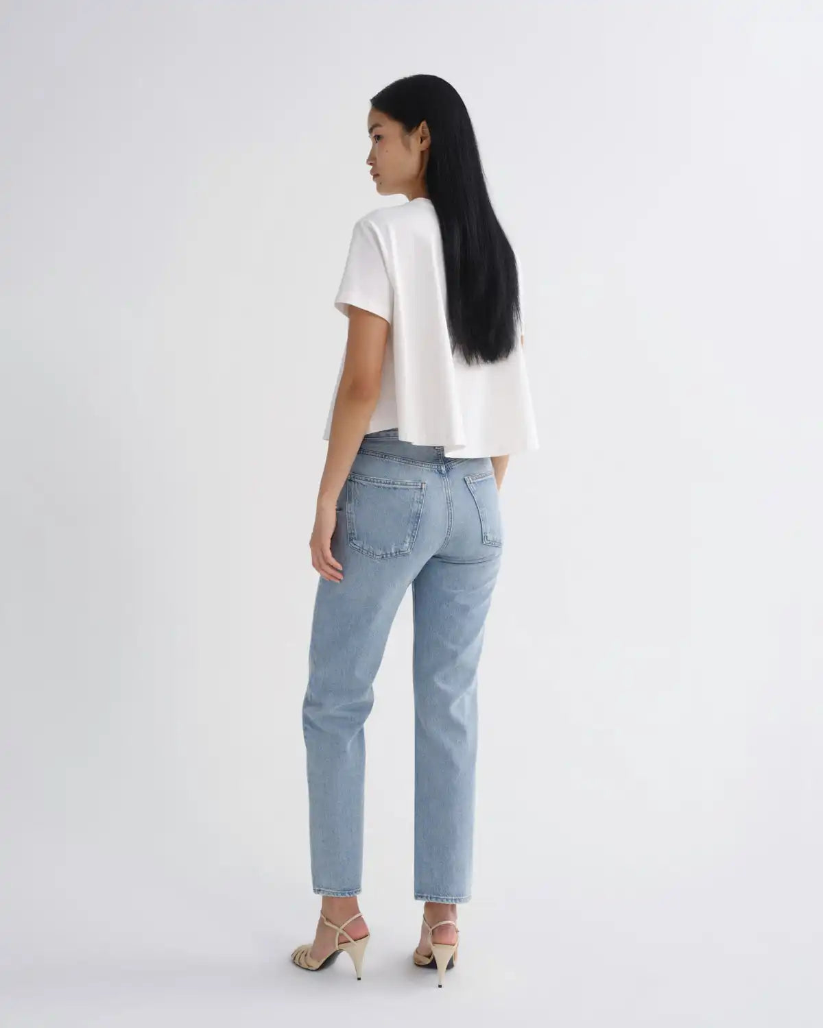 90's Pinch Waist High Rise Straight (Weightless) in Addition