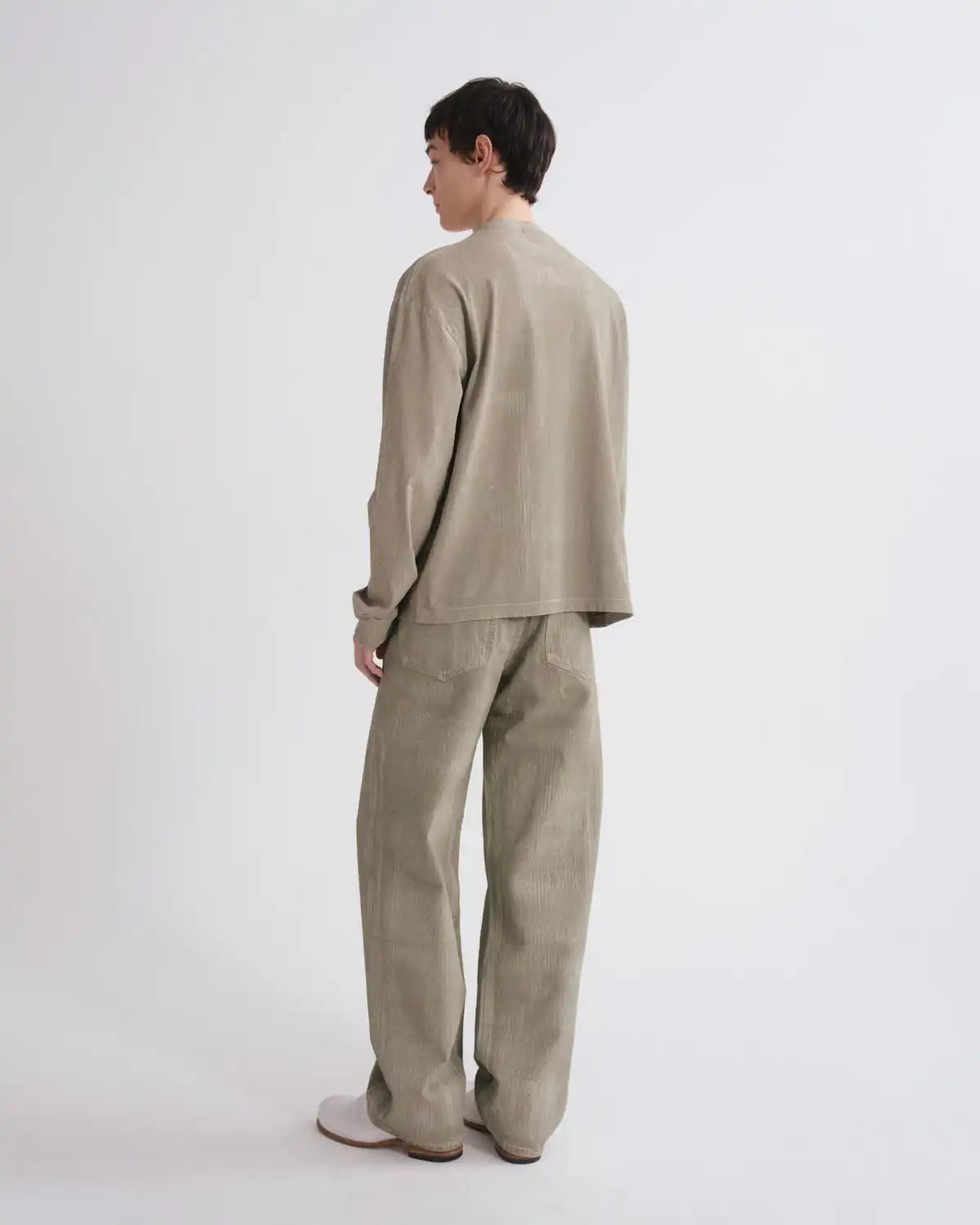 Asha Long Sleeve Mock Neck Tee in Delta