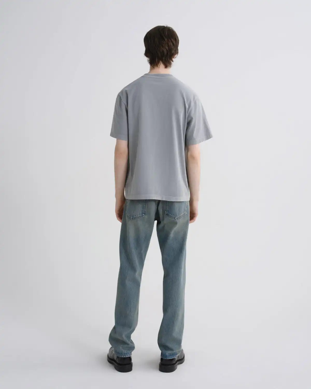 Asha Mock Neck Tee in Flint