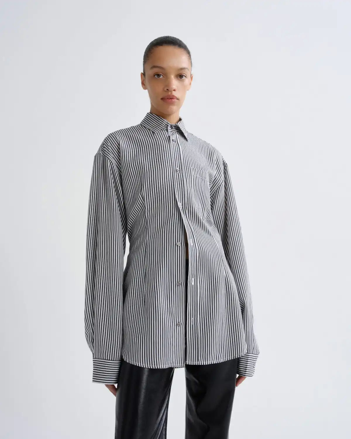 Cinch Shirt in Solene Stripe