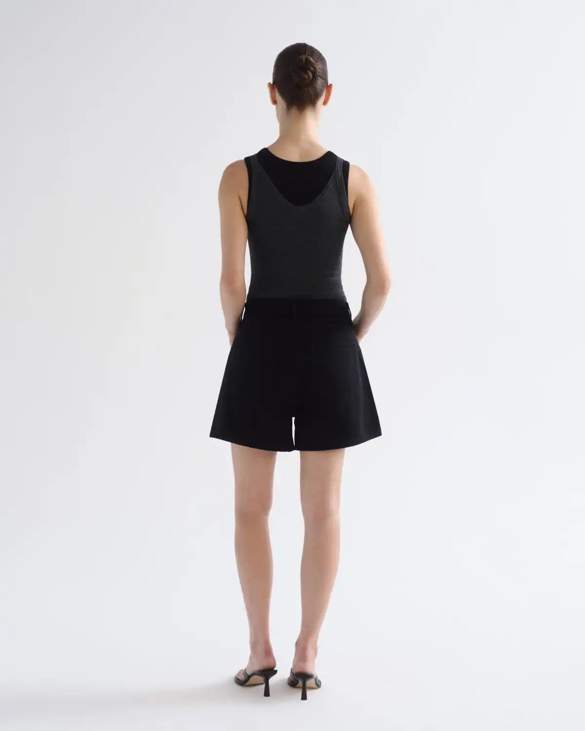Rhoda Pleated A-Line Short in Holt