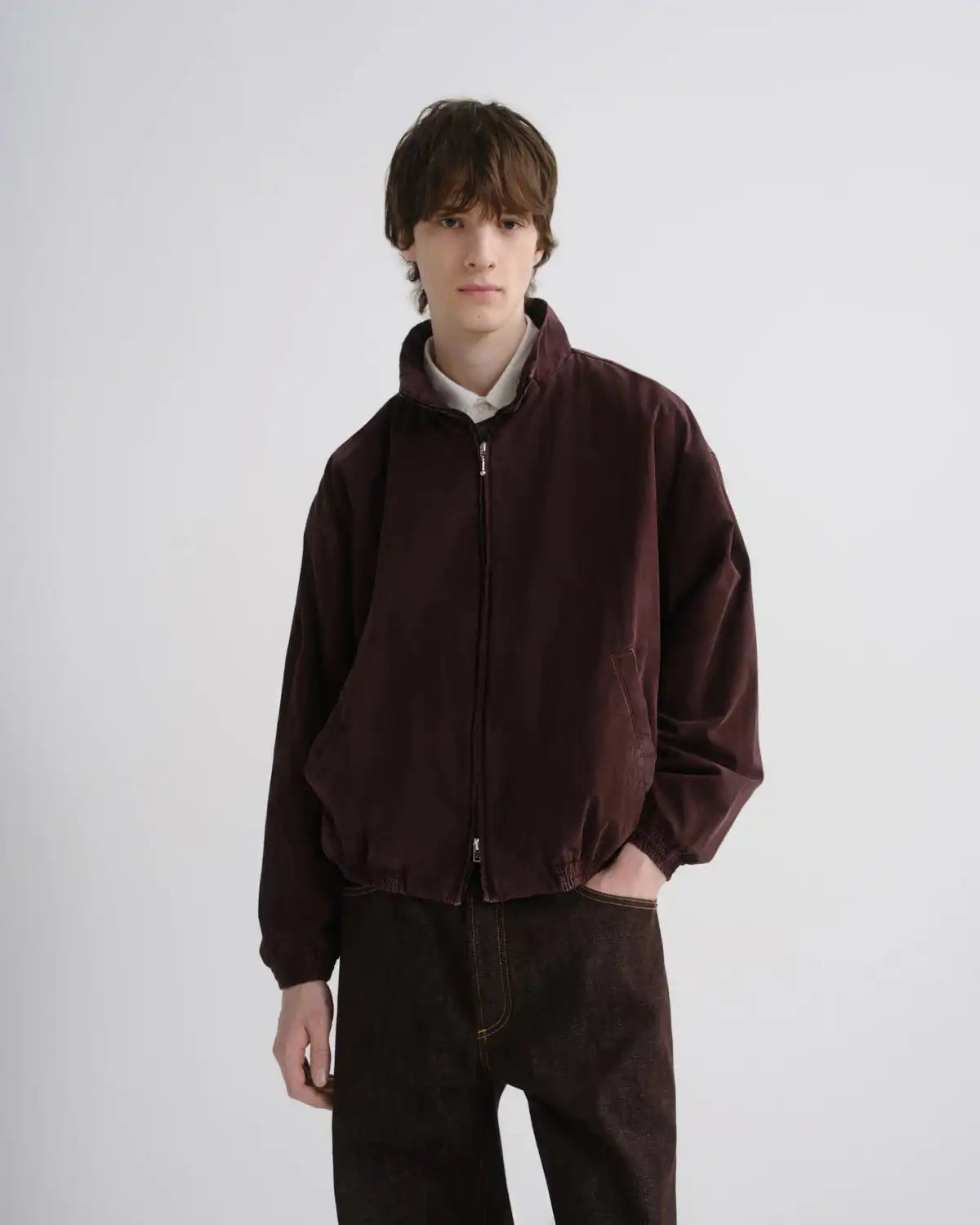 Marshall Windbreaker in Creased Puce