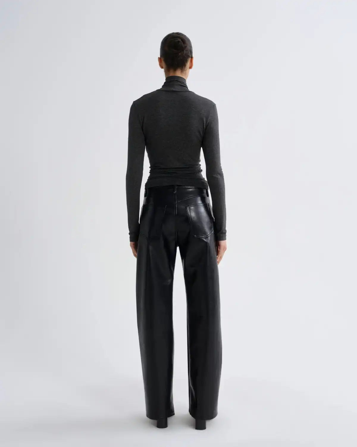 Pascale Turtleneck in Charcoal Heather