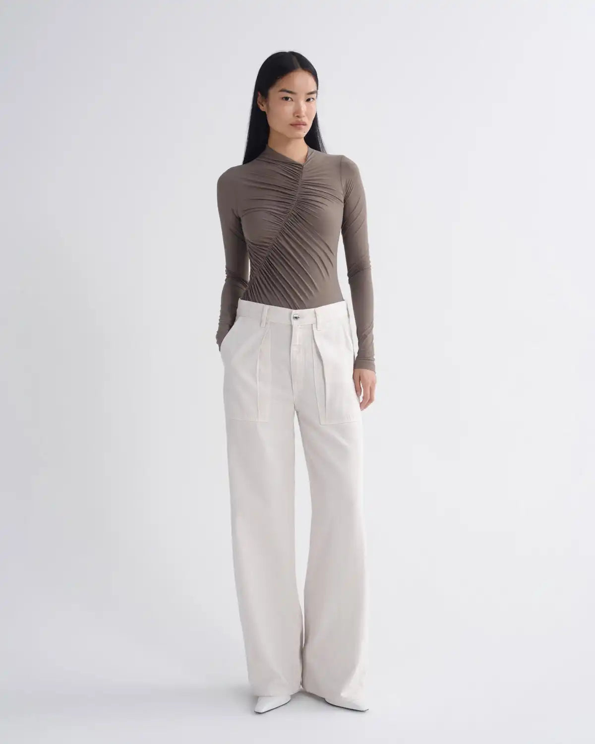 Low Curve Utility Jean (Flyweight) in Bone