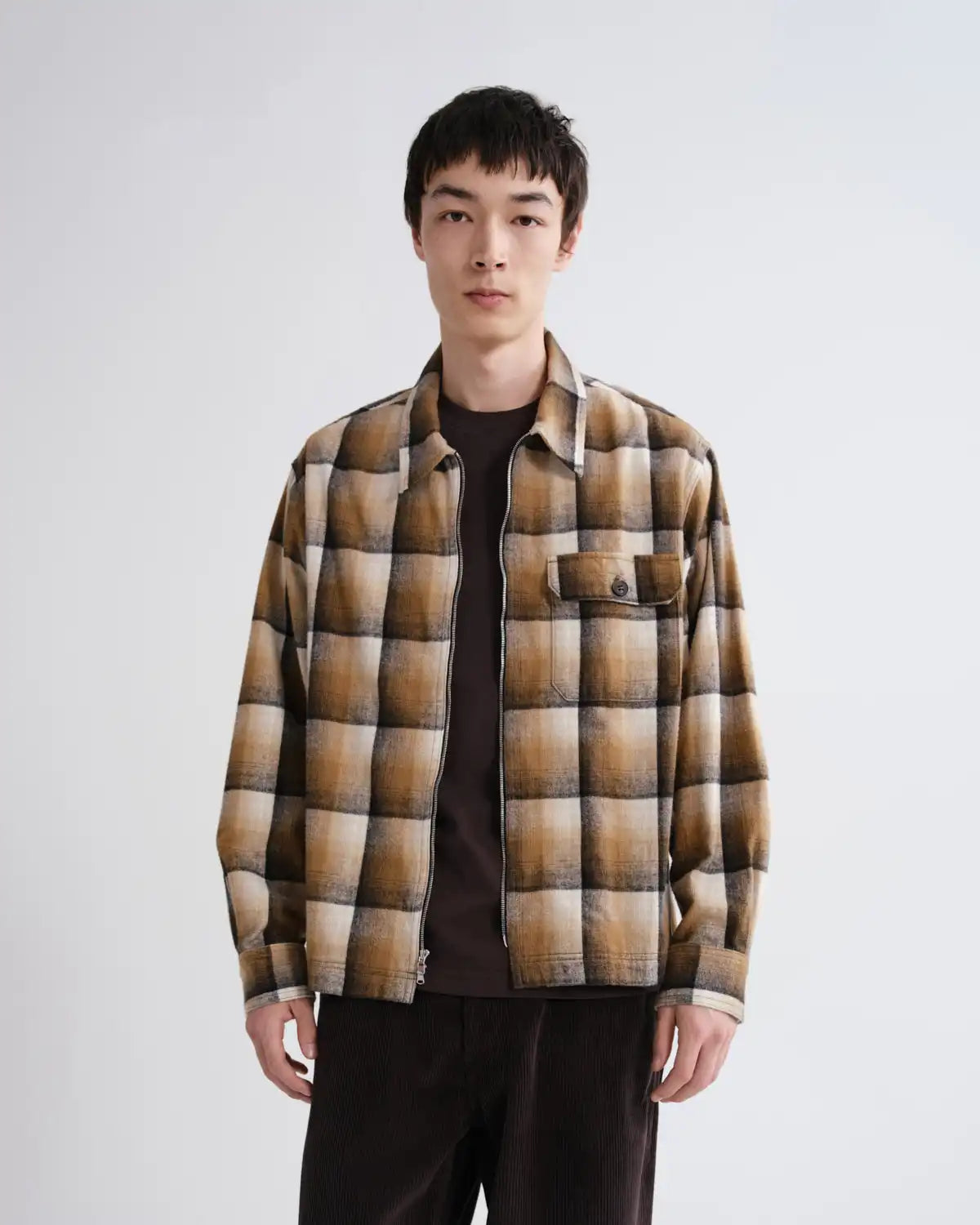 Mccoy Shirt in Battersea Check Khaki