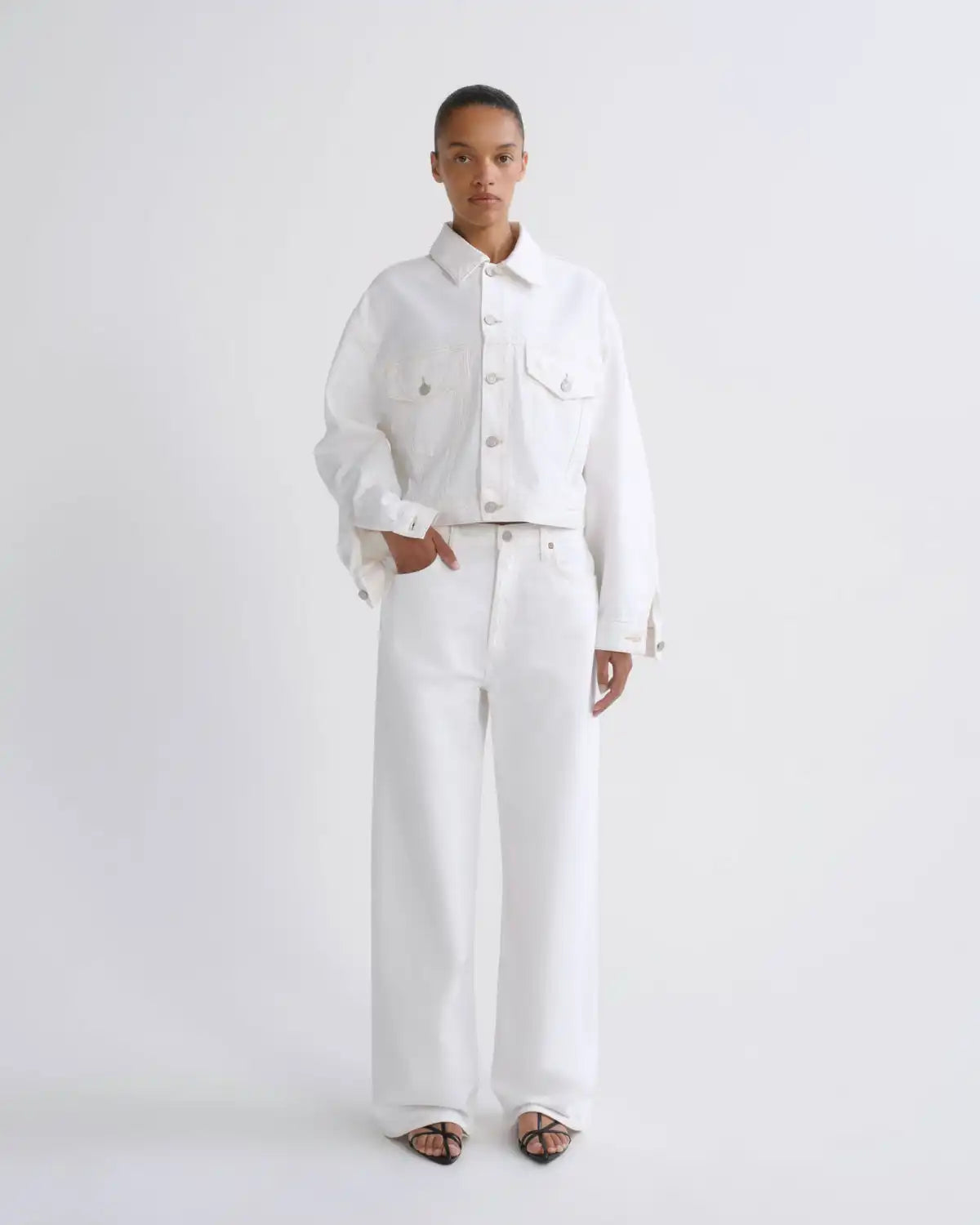 Low Slung Baggy 30.5" in Milkshake