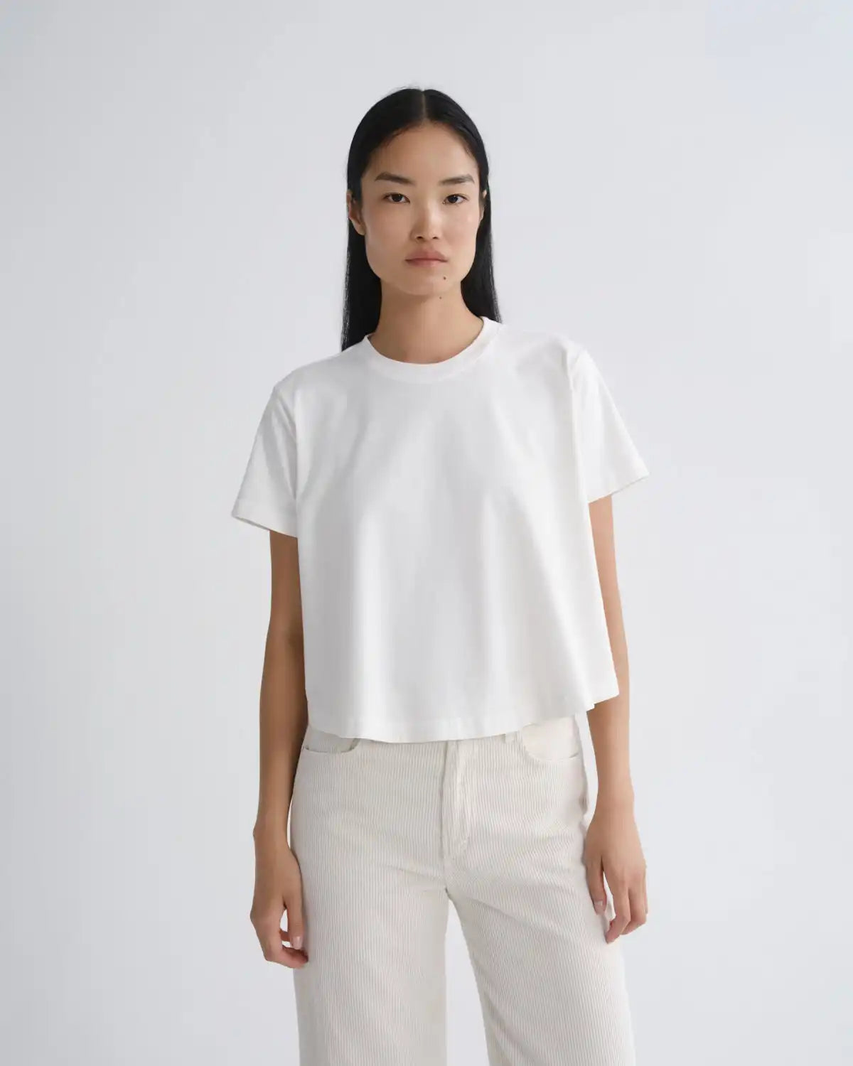 Marina T-Shirt in White Ash
