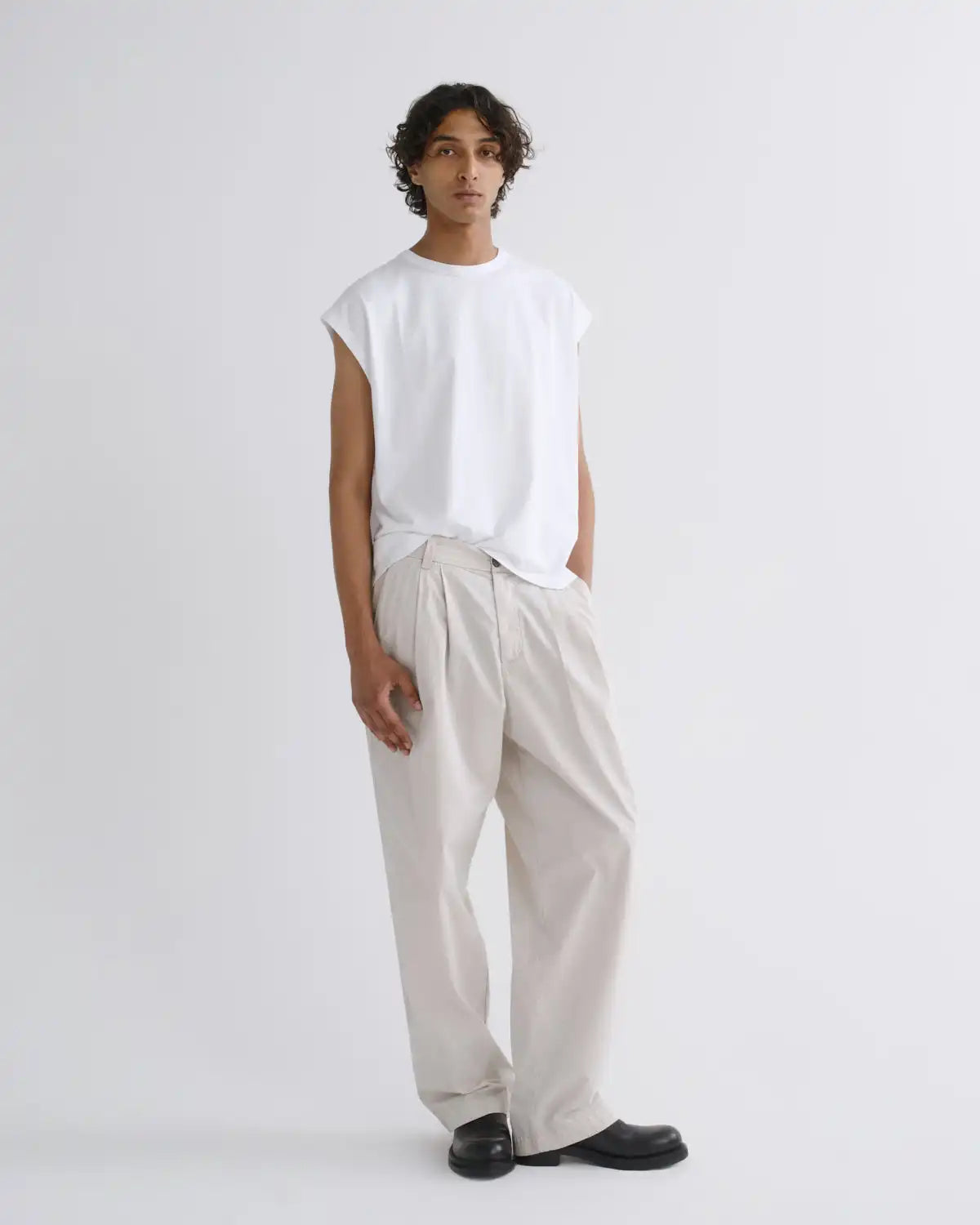 Slater Trouser in Bone