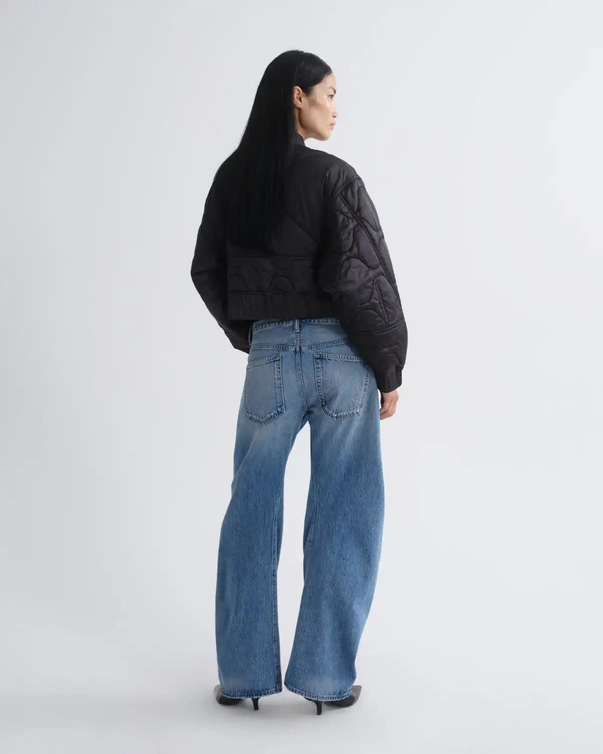 Iona Quilted Jacket in Black