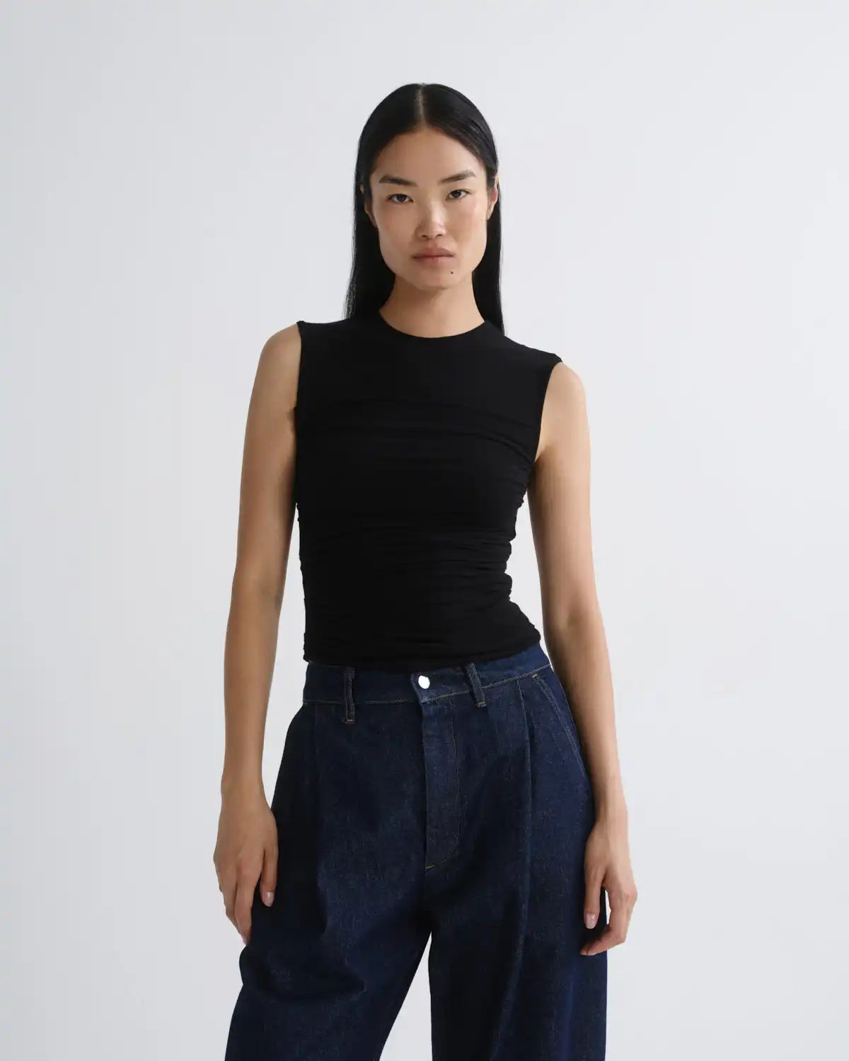 Theodore Tank in Black