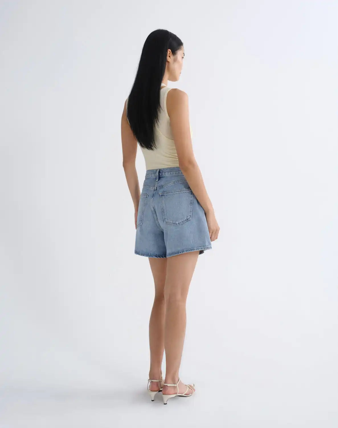 Rhoda Pleated A-Line Short in Raft