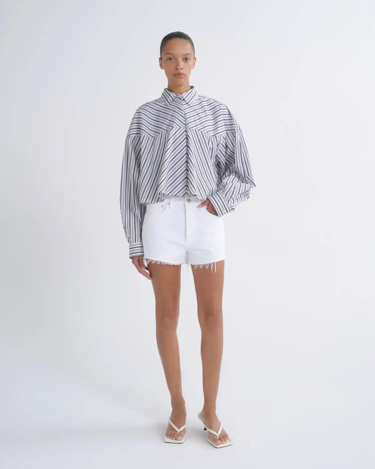 Parker Vintage Cut Off Short in Marshmallow