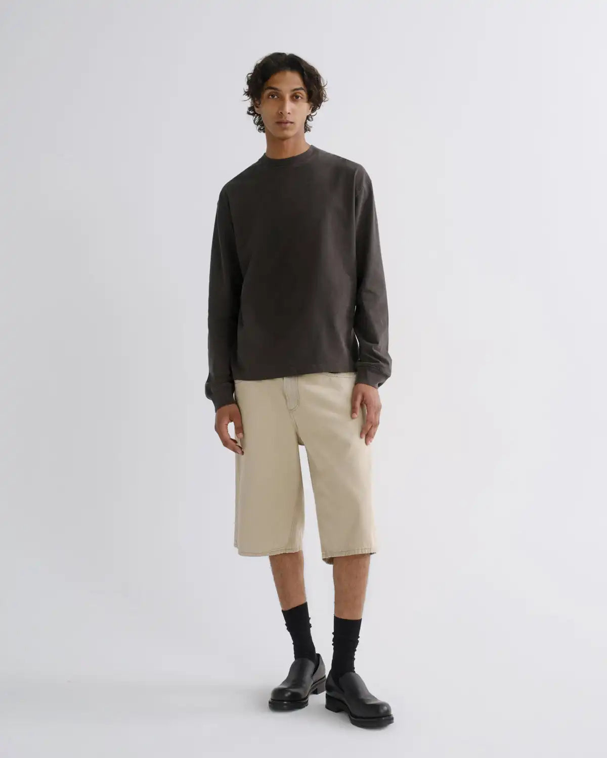 Fusion Skater Short in Burnished Khaki