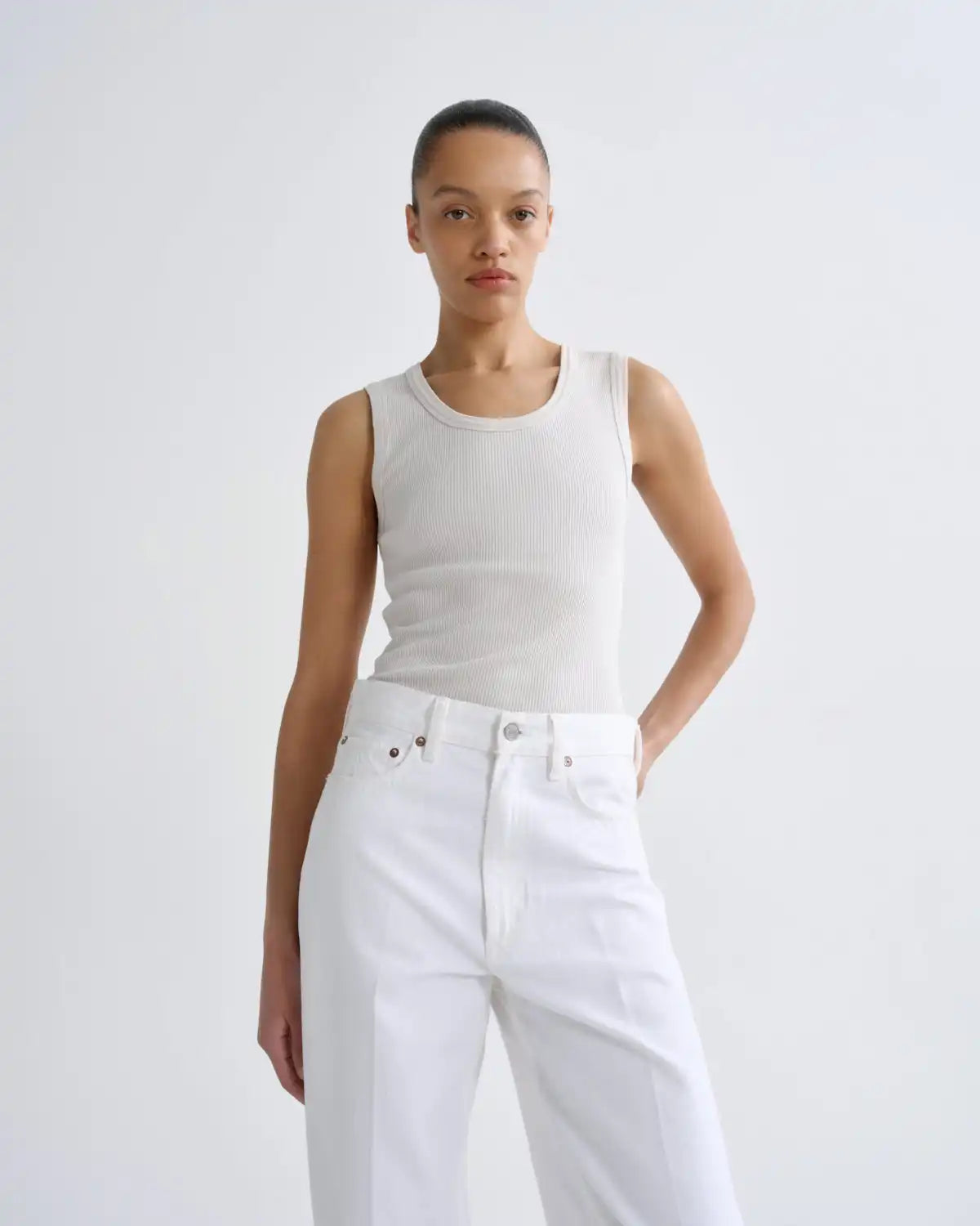Poppy Tank in Bone