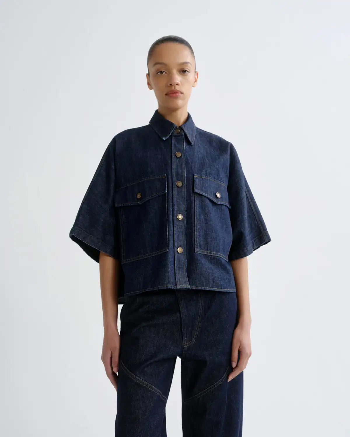 Taron Shirt (Weightless) in Rinse