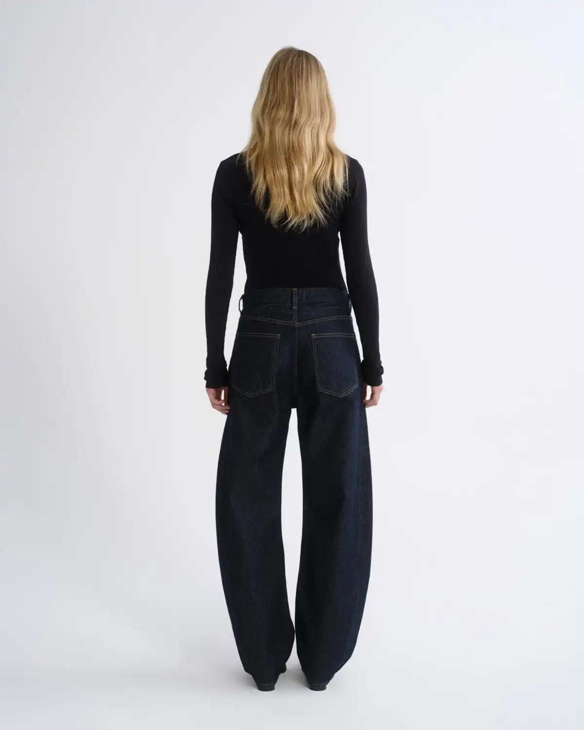 Luna High Rise Pieced Taper (Weightless) in Rinse