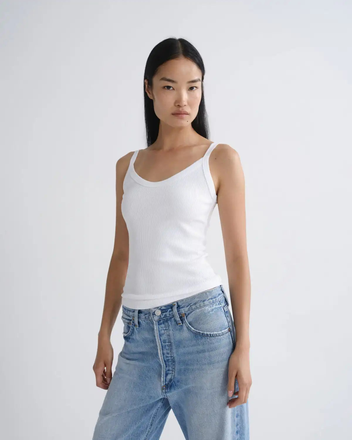 Jordan Tank in White