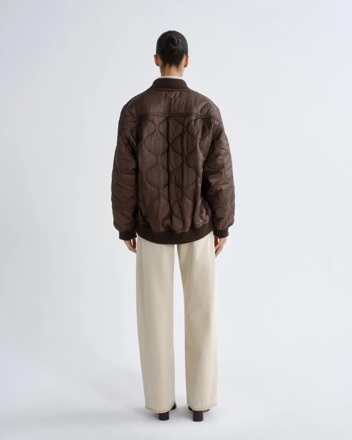 Isla Quilted Jacket in Bourbon