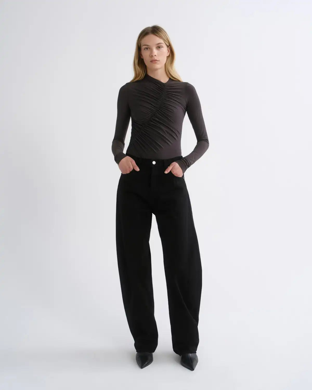 Luna High Rise Pieced Taper (Weightless) in Cover