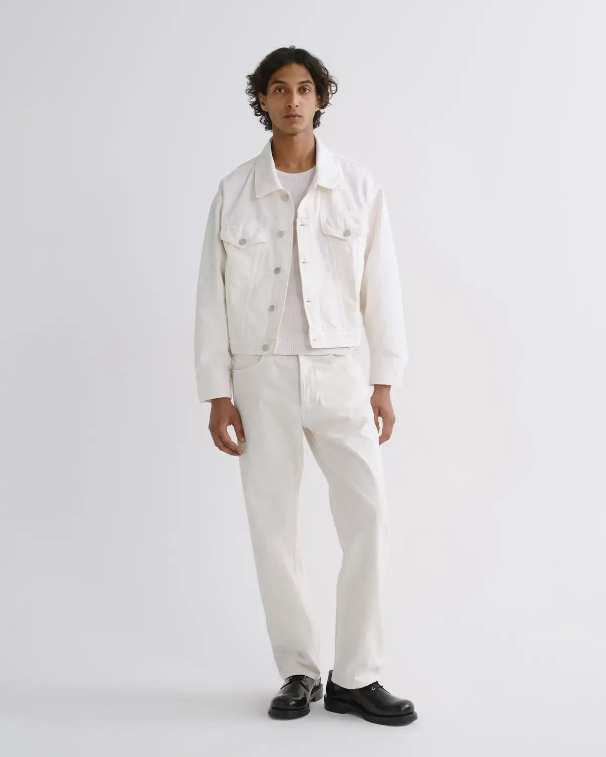 Magnus Trouser Jean in Chalk White