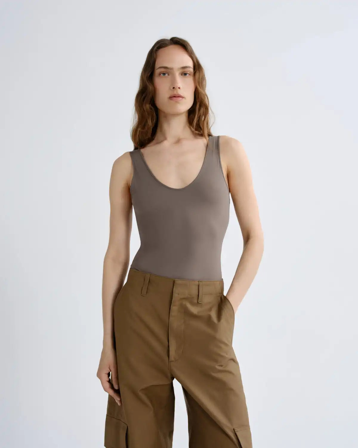 Tora Bodysuit in Mink