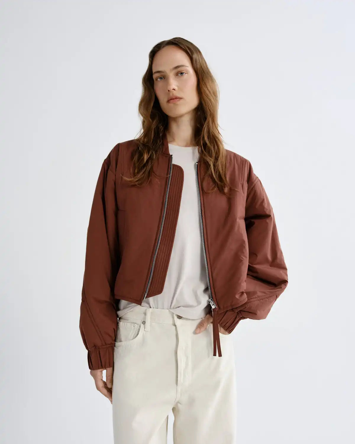 Leni Bomber Jacket in Palisander