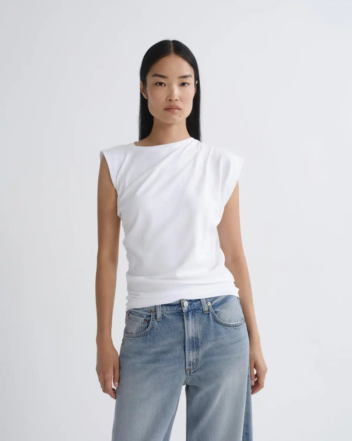Beth Tee in White