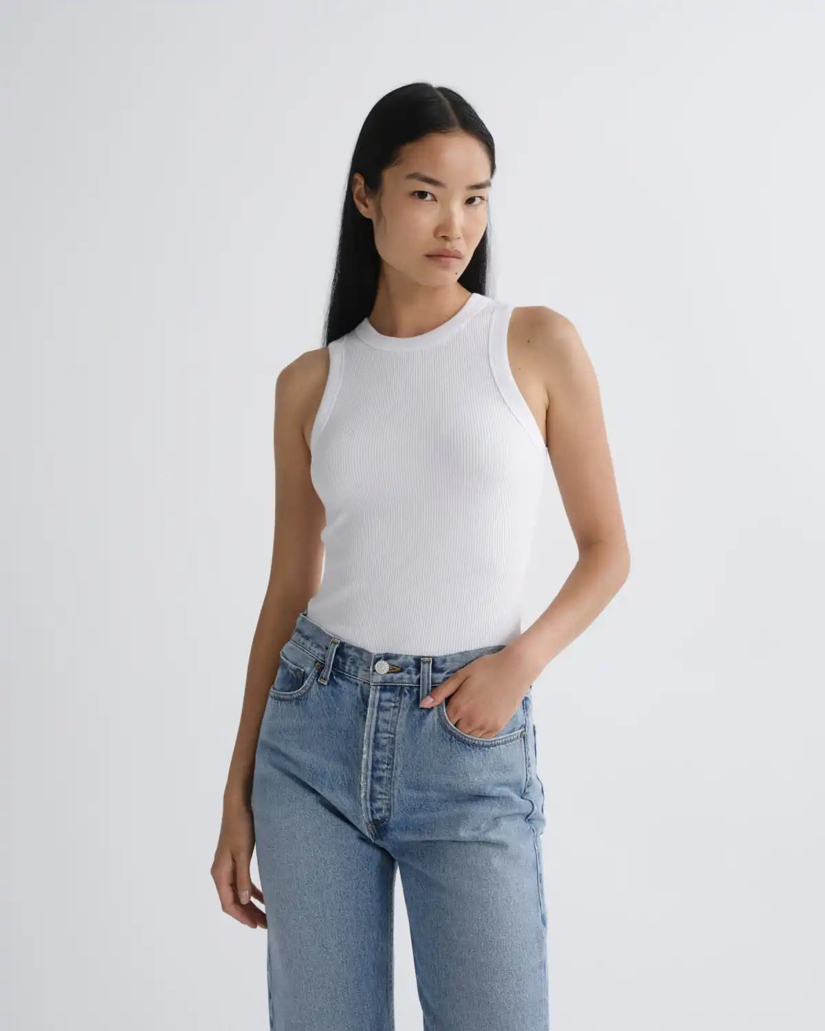 Leigh Tank in White