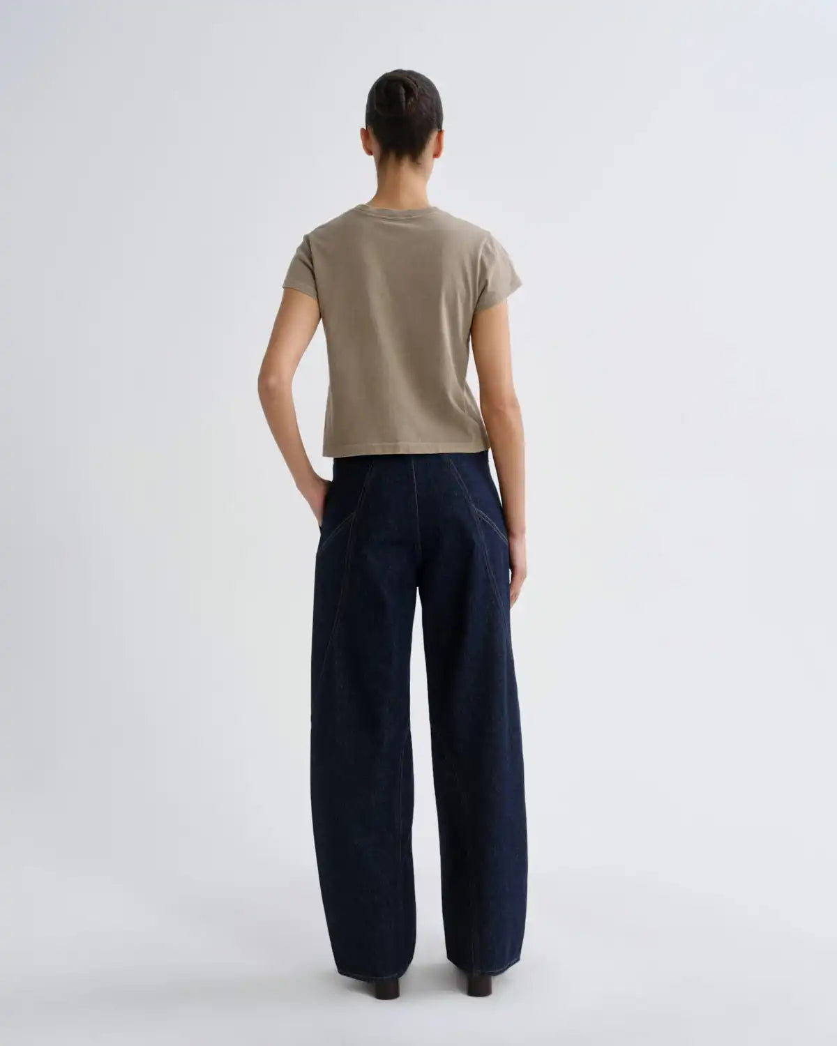 Adine Shrunken Tee in Trail