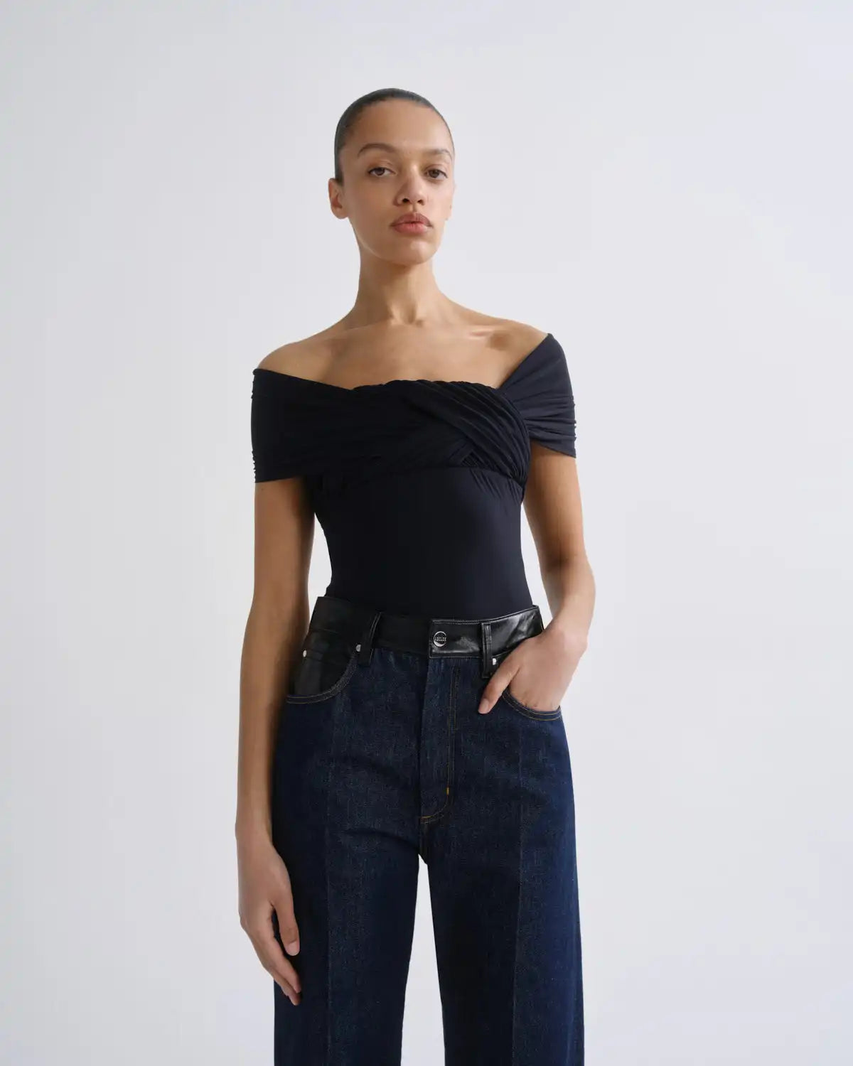 Stam Bodysuit in Navy