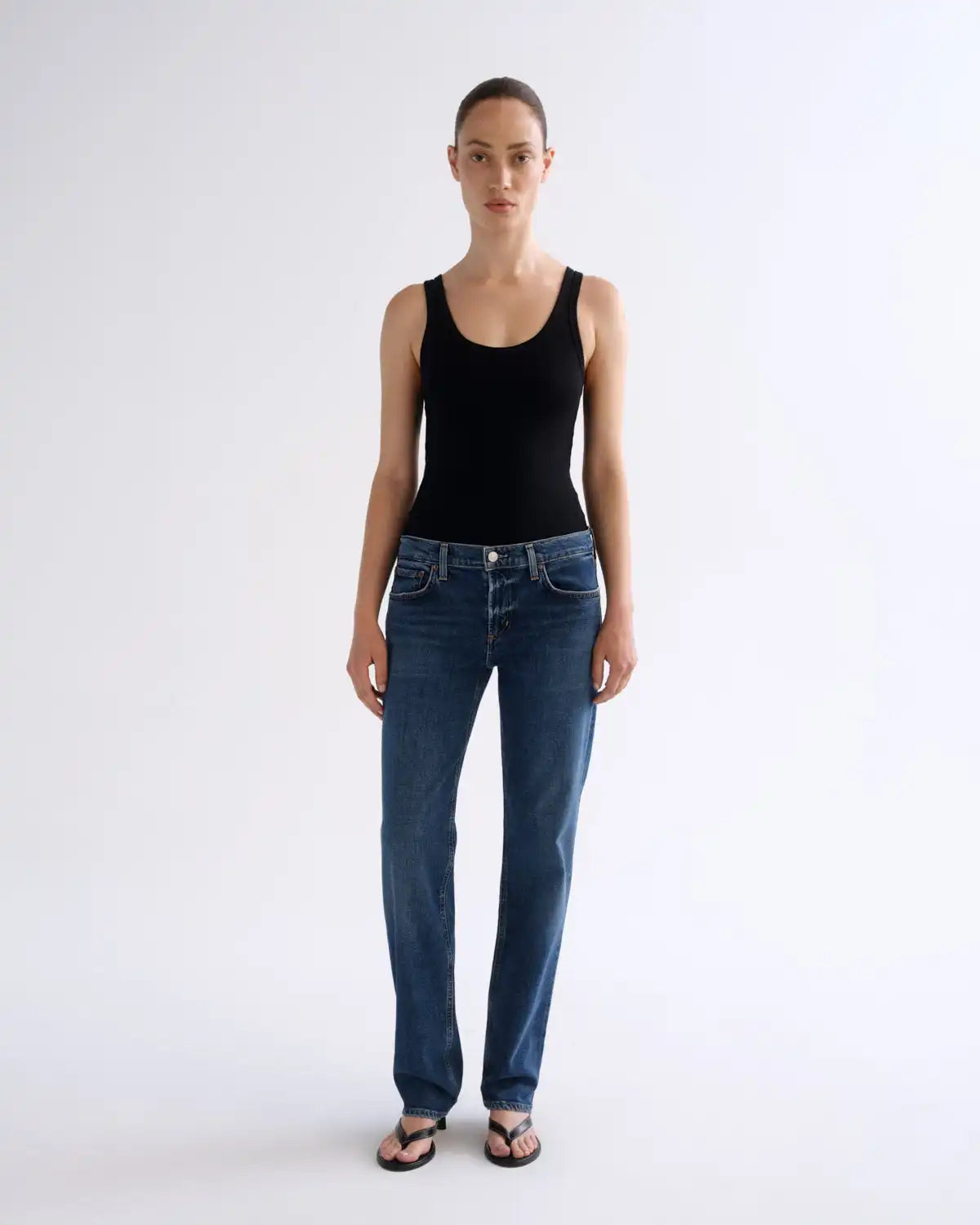 Low Rise Slim (Weightless Stretch) in Slick