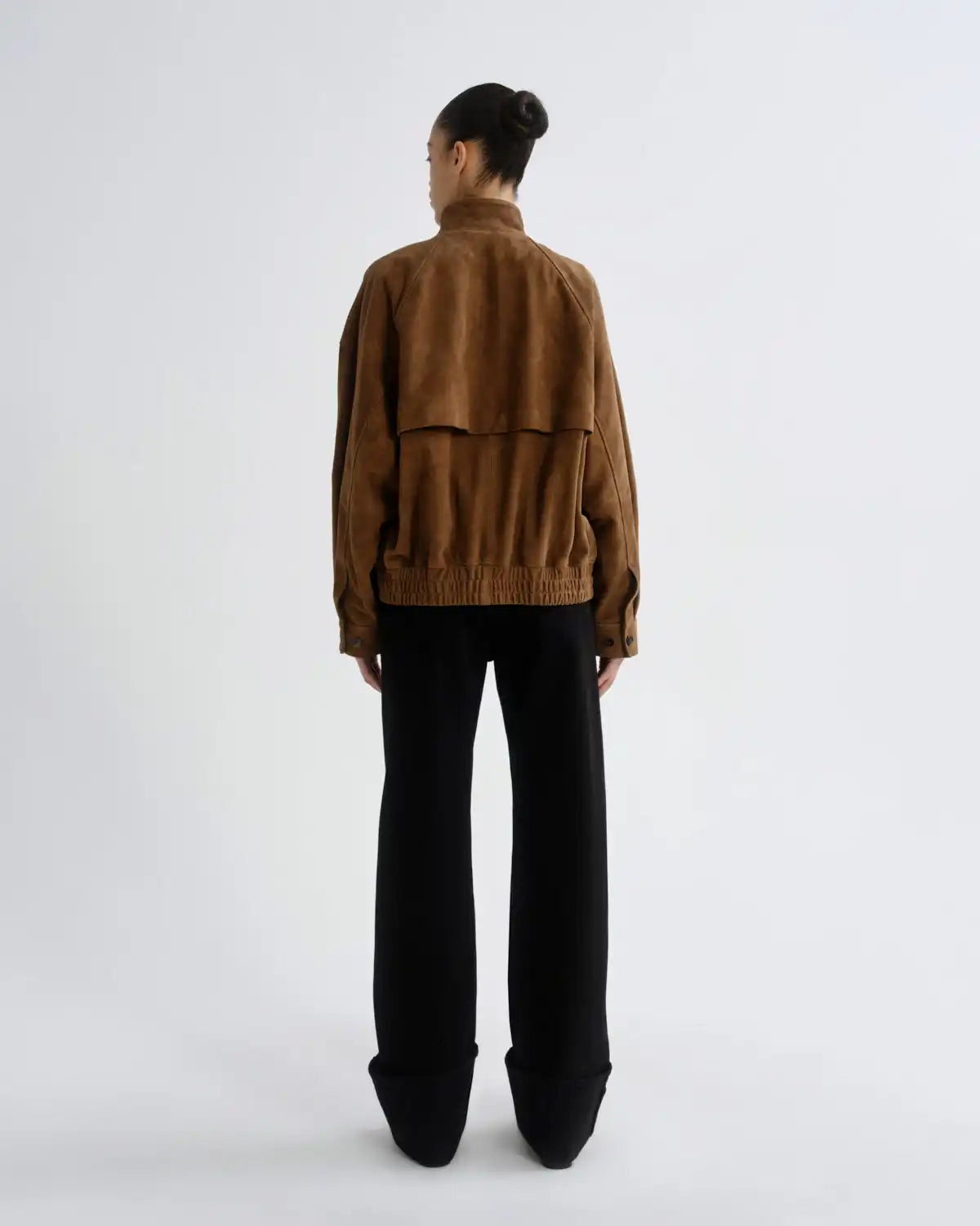 Blair Jacket (Suede) in Pecan