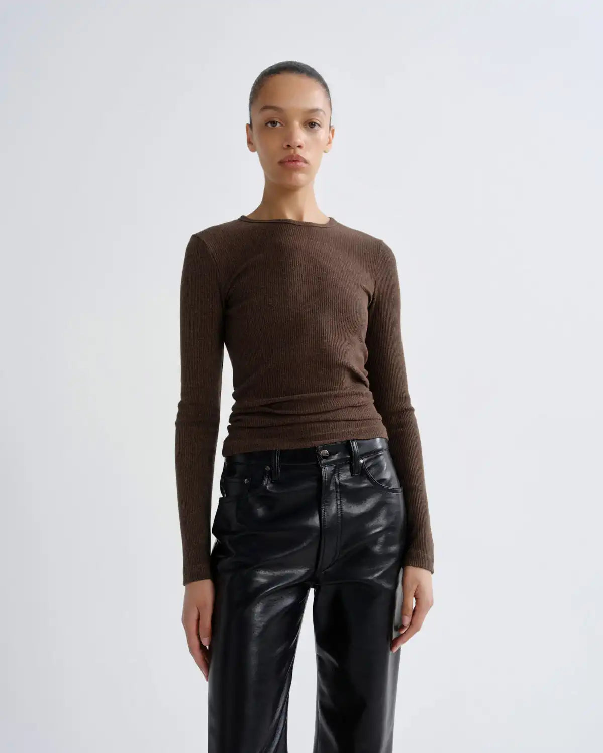 Delphi Slim Tee in Lizard